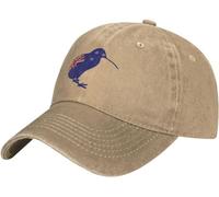 ATOurDealss Chapeau de cowboy de New Zealand Kiwi Bird Baseball Casquette réglable Naturel, naturel, taille unique