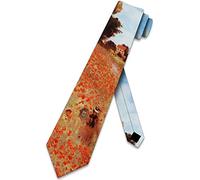 ATOurDealss Cravate Claude Monet Field Of Poppies pour homme par The Necktie Company, comme sur l'image, taille unique