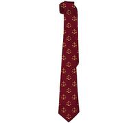ATOurDealss Cravate tendance pour homme avec écailles de justice et avocat sur le vin Cravate classique élégante tissée drôle Cravate formelle Cravate en soie Cadeau d'avocat, comme sur l'image,
