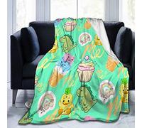 ATOurDealss Frftgxcdf Moriah-Elizabeth-Me Merch 8 Couverture en micro-polaire ultra douce 80 x 60 cm Noir 203,2 x 152,4 cm