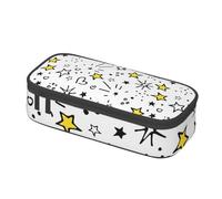 ATOurDealss Trousse à crayons de grande capacité avec motif étoiles - Esthétique - Pour fournitures de bureau ou d'affaires, Etoiles, Taille unique, Trousse à crayons