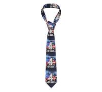 ATOurDealss Usa Cravate tendance pour homme 4 juillet Style décontracté Pour bureau, affaires, fête de mariage, comme sur l'image, taille unique