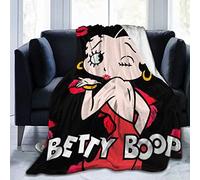 ATOurDealss YUNGBLUD Be-tty B-OOP Couverture en peluche douce en micro polaire pour femmes, hommes, garçons et filles pour chaise, canapé, lit, voiture, chambre à coucher, bureau, cadeau léger 203,2 x