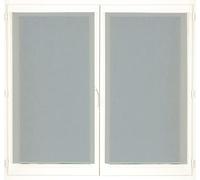 Atout Ciel Paire de voilages avec Passe-Tringle prêts à Poser, 2X 60x120cm, Gris