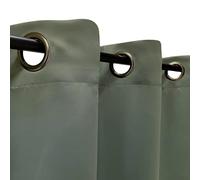 Atout Ciel Rideau occultant à œillets prêt a Poser, 140x240cm, Vert Kaki