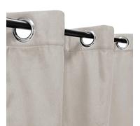 Atout Ciel Rideau suédine Thermique doublé Polaire 140x180cm Prêt a Poser, Beige