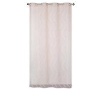 Atout Ciel Rideau Voilage à œillets 140x240cm prêt à Poser, Vieux Rose