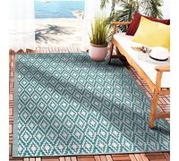 Atout Ciel Tapis d'extérieur Motif géométrique 120x180cm, Turquoise
