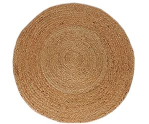 Atout Ciel Tapis Rond en Jute, D120cm