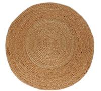 Atout Ciel Tapis Rond en Jute Naturel, D80cm, Beige