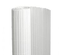 Atout Loisir Canisse en PVC Blanc - 90% d'occultation, Long 9 m, Hauteur 1 m