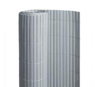 Atout Loisir Canisse en PVC Gris - 90% d'occultation, Long 6 m, Hauteur 1 m
