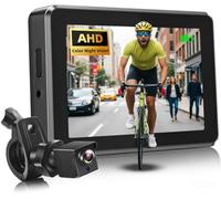 ATOVANKA Caméra de Recul Avec Moniteur HD 11,9 cm, Vision Nocturne Couleur, Grand Angle 110°, Pour Vélo Électrique, Montagne, Route