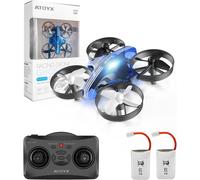 Atoyx Jouets D'intérieur Drone Enfant Hélicoptère Télécommandé Quadcopter Avec Mode Sans Tête Avion Mini Avec Télécommande Jouet Cadeau Pour Enfant Et Débutant - Bleu At-66-Marque Générale Bleu