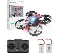 Atoyx Jouets D'intérieur Drone Enfant Hélicoptère Télécommandé Quadcopter Avec Mode Sans Tête Avion Mini Avec Télécommande Jouet Cadeau Pour Enfant Et Débutant - Bleu At-66-Marque Générale Bleu