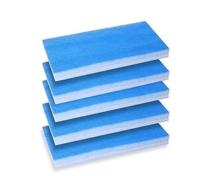 ATOZS Airbrush Hobby Airbrush Spray Booth Filter Set, Cabine en Fibre de Verre Remplacer le Filtre Compatible pour Master, Paasche 6 Pièces