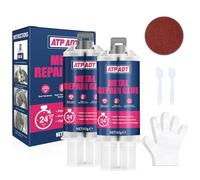 ATP ADT 160g Soudure a Froid Metal, Colle Metal Extra Forte, Colle Epoxy Bi-composant, Métal Liquide Glue pour le Métal, l'acier Inoxydable, les Alliages d'aluminium, les Réparations Plastiques