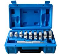 ATPEAM Kit 10 Pièces Extracteur Roulement et Arrache Roulement, Outil de Montage et Démontage pour Roulements Coniques avec Coffret Bleu