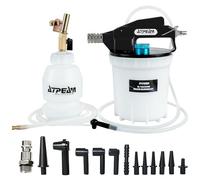 ATPEAM Purgeur de Frein Pneumatique 2L, Kit Vidange Liquide de Frein Voiture et Moto, Adaptateurs Universels Inclus