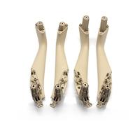 ATPONCX Lot de 4 poignées de porte intérieure de voiture avant arrière gauche droite pour BMW Série 5 G30 G31 G38 F90 2017 2018 2019 2020 2021 (beige)