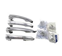 ATPONCX Lot de 8 poignées de porte extérieure chromées, poignée de porte extérieure intelligente, entrée sans clé, poignée de porte extérieure, convient pour Hyundai Tucson 16-18 82651D3710 82661D3710