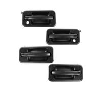 ATPONCX Poignée de Porte Extérieure de Voiture Lot de 4 poignées de porte extérieures de voiture/adaptées for Hummer H2 noir texturé 2003-2009 poignée de porte extérieure 131609870457 15104792