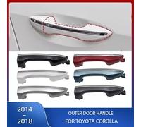 ATPONCX Poignée de Porte Extérieure de Voiture Poignée de porte extérieure extérieure avant arrière de voiture/adaptée for Toyota Corolla 2014 2015 2016 2017 2018(Grey Right,Rear)