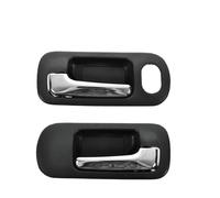 ATPONCX Poignée De Porte Intérieure 2 pièces poignée de porte intérieure intérieure de voiture avant arrière noir chromé/adapté for 2001 2002 2003 2004 2005 Honda Civic Sedan(Front Left and Right)