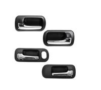 ATPONCX Poignée De Porte Intérieure 4 pièces/ensemble poignée de porte intérieure intérieure de voiture noir/adapté for Honda Civic 2001 2002 2003 2004 2005 berline 72160S5AA21