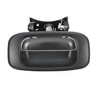 ATPONCX Poignée De Porte Intérieure/Ajustement for 1999-2007 Chevy Silverado GMC Sierra Porte arrière extérieure noire Hayon Hayon Loquet Poignée de porte et ensemble de lunette