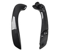 ATPONCX Poignée De Porte Intérieure Ensemble de poignée de porte intérieure avant droite de voiture 809540001R 809600007R / adapté for 3 2008-2016 en Fiber de carbone