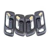 ATPONCX Poignée De Porte Intérieure Poignée de porte intérieure de voiture noire chromée, 4 pièces/lot, adaptée for HONDA Accord 1998 - 2002