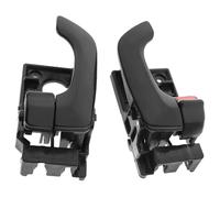 ATPONCX Poignée De Porte Intérieure Poignée de porte intérieure gauche droite 4 pièces/adaptée for Kia Optima 2006 2007 2008 2009 2010 2,4 L 2,7 L Noir 82620-2G000 82610-2G000-B(Left and Right)