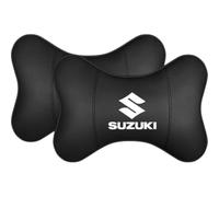 ATPOTP Auto Oreillers de Cou pour Suzuki Jimny 2018-2023, Mousse Mémoire Coussin de Nuque de Voiture Douceur Coussin Lombaire Voiture Support Dorsal Accessoires Auto,A-2*Neck Pillow