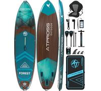 ATPROSS Planche de pagaie Gonflable 350 x 89 x 15 cm, 200 kg, Extra Large, pour Adultes, avec kit d'accessoires de Sup de qualité supérieure et Sac à Dos, Planche de Kayak antidérapante, pour Yoga,
