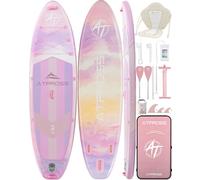 ATPROSS Planche de pagaie Gonflable 350 x 89 x 15 cm, 200 kg, Extra Large, pour Adultes, avec kit d'accessoires de Sup de qualité supérieure et Sac à Dos, Planche de Kayak antidérapante, pour Yoga,