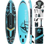ATPROSS Planche de pagaie Gonflable 350 x 89 x 15 cm, 200 kg, Extra Large, pour Adultes, avec kit d'accessoires de Sup de qualité supérieure et Sac à Dos, Planche de Kayak antidérapante, pour Yoga,