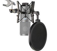 ATR2500X Suspension Antichoc Professionnelle avec Filtre anti-pop pour Réduire le Bruit de Vibration du Microphone, Support Antichoc du Micro à Condensateur ATR2500X par YOUSHARES