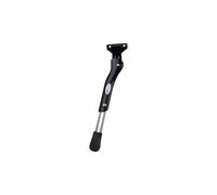 ATRAN Velo Béquille latérale « CS.1 » emballée en SB, réglable 20'-28", Aluminium, Pied en Plastique, avec Plaque de Support, avec vis de Fixation M8 x 60 mm, Poids : 195 g, Noir