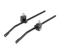 Atran Velo Fixation porte-bagages-07388986 Porte-Bagages Adulte Unisexe, Noir, 230 mm