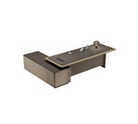 ATREDESES Grand bureau d'ordinateur peint pour chef de file moderne (2,2 m)