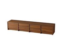 ATREDESES Meuble TV Meuble TV Nordic Minimalist Buffet Locker Floor Cabinet Living Room Entertainment Center avec 4 tiroirs cachés Meuble TV pour Salon