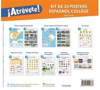 ¡Atrévete! Espagnol Collège (2025) - Kit de posters - Ana León - Magnard - broché - Scolaire / Universitaire