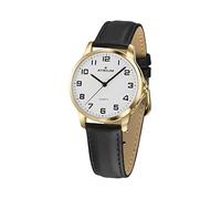 Atrium A37-20 Montre-bracelet à quartz pour femme - Bien lisible -Doré - étanche 3 bars - Bracelet en cuir