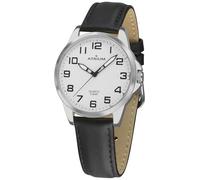 Atrium A48-10 Montre analogique à quartz pour homme avec aiguilles lumineuses et bracelet en cuir noir