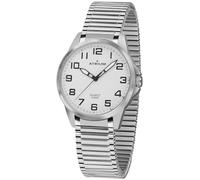 Atrium A48-50 Montre analogique à quartz pour homme avec aiguilles lumineuses et bracelet en acier argenté