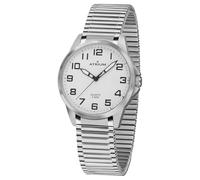 Atrium A49-50 Montre analogique à quartz pour femme avec aiguilles lumineuses et bracelet en acier argenté