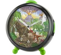ATRIUM Réveil Enfant Analogique Quarz Alarme T-Rex A932-4 Vert Rond
