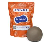 Atrixart Argile séchée à l'air libre, pour sculpter la poterie, sac de 1 kg. Notre argile de poterie en grès de qualité supérieure est renforcée par des fibres pour plus de résistance et de résistance