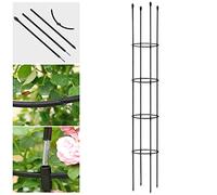 Atroy Cage de support pour plantes de 180 cm en métal résistant à la rouille pour tomates, roses, vignes, plantes grimpantes, fleurs